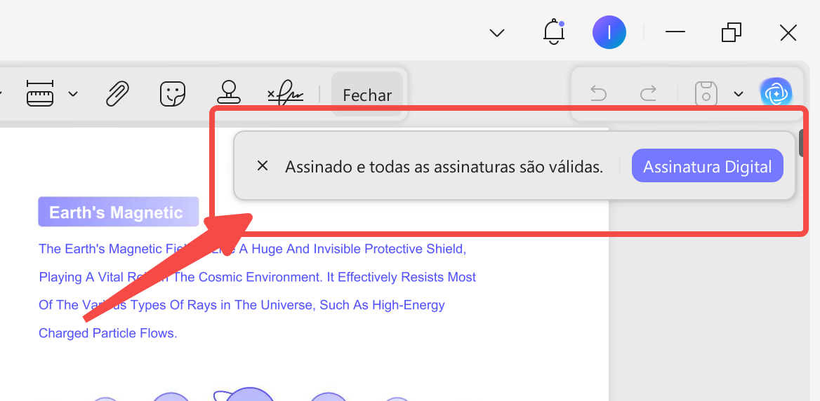 controle a detecção de assinaturas digitais