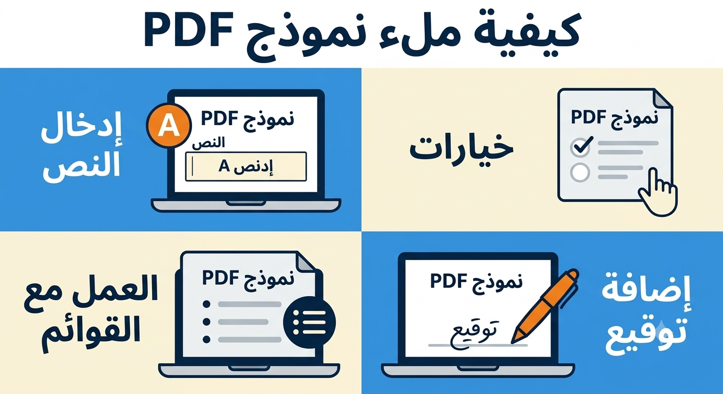 التعامل مع حقول النص