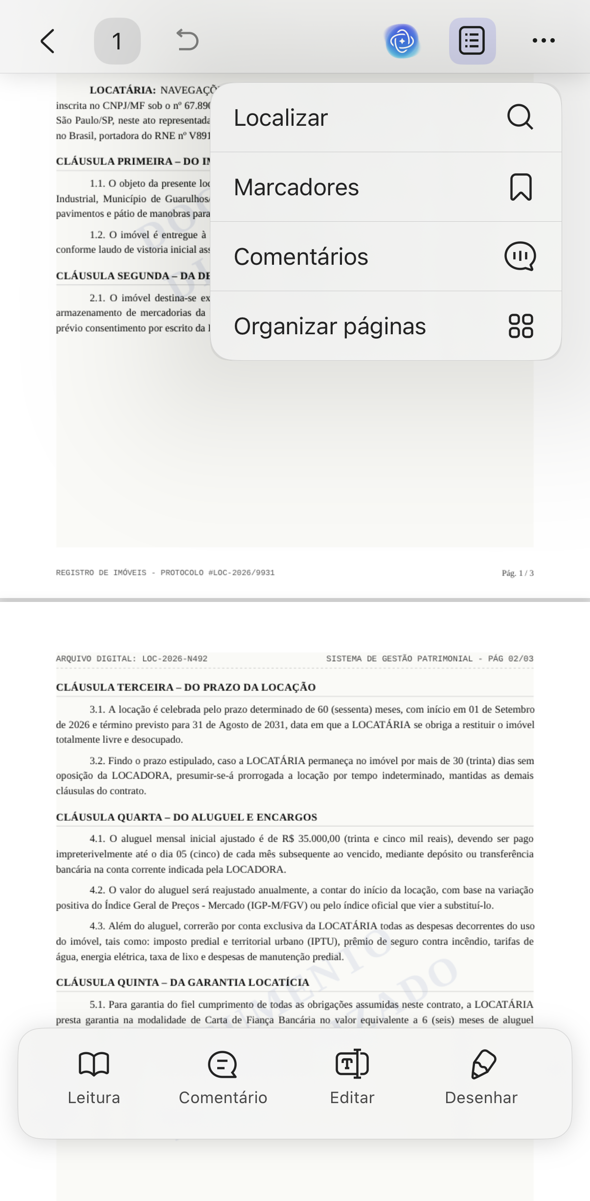 gerador de marcadores com IA no UPDF para iOS