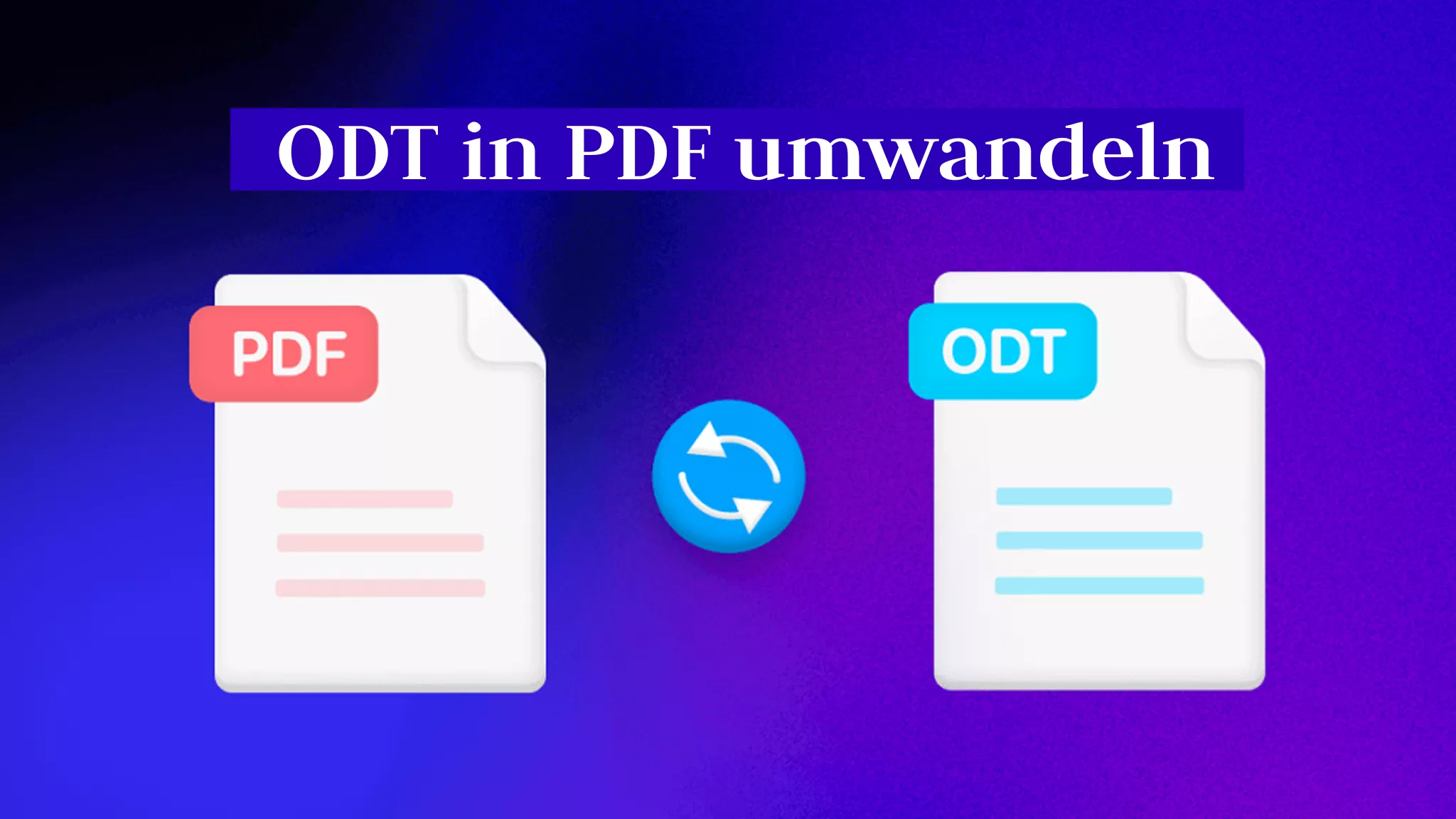 ODT in PDF umwandeln: 5 einfache Methoden