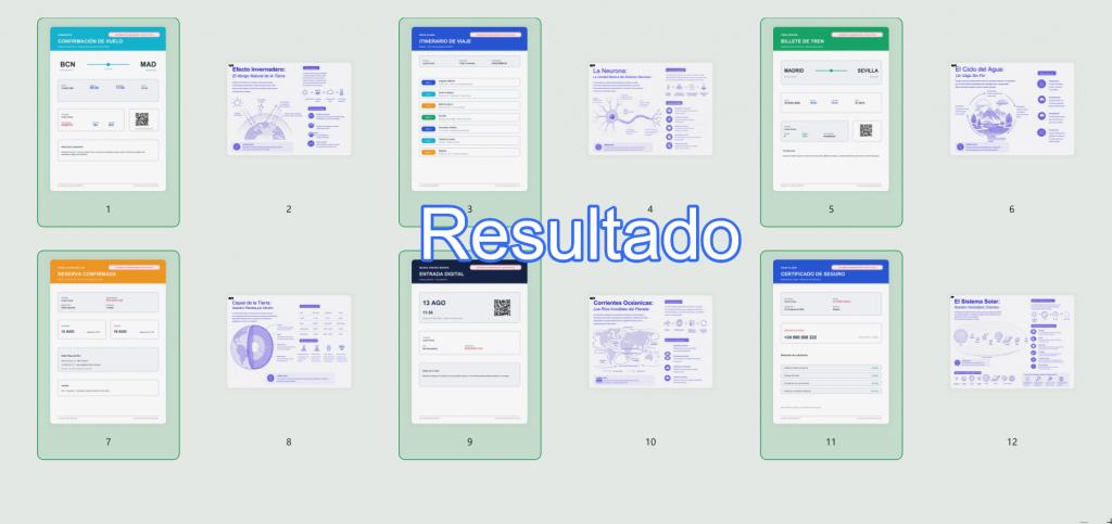resultado de inserción de páginas impares