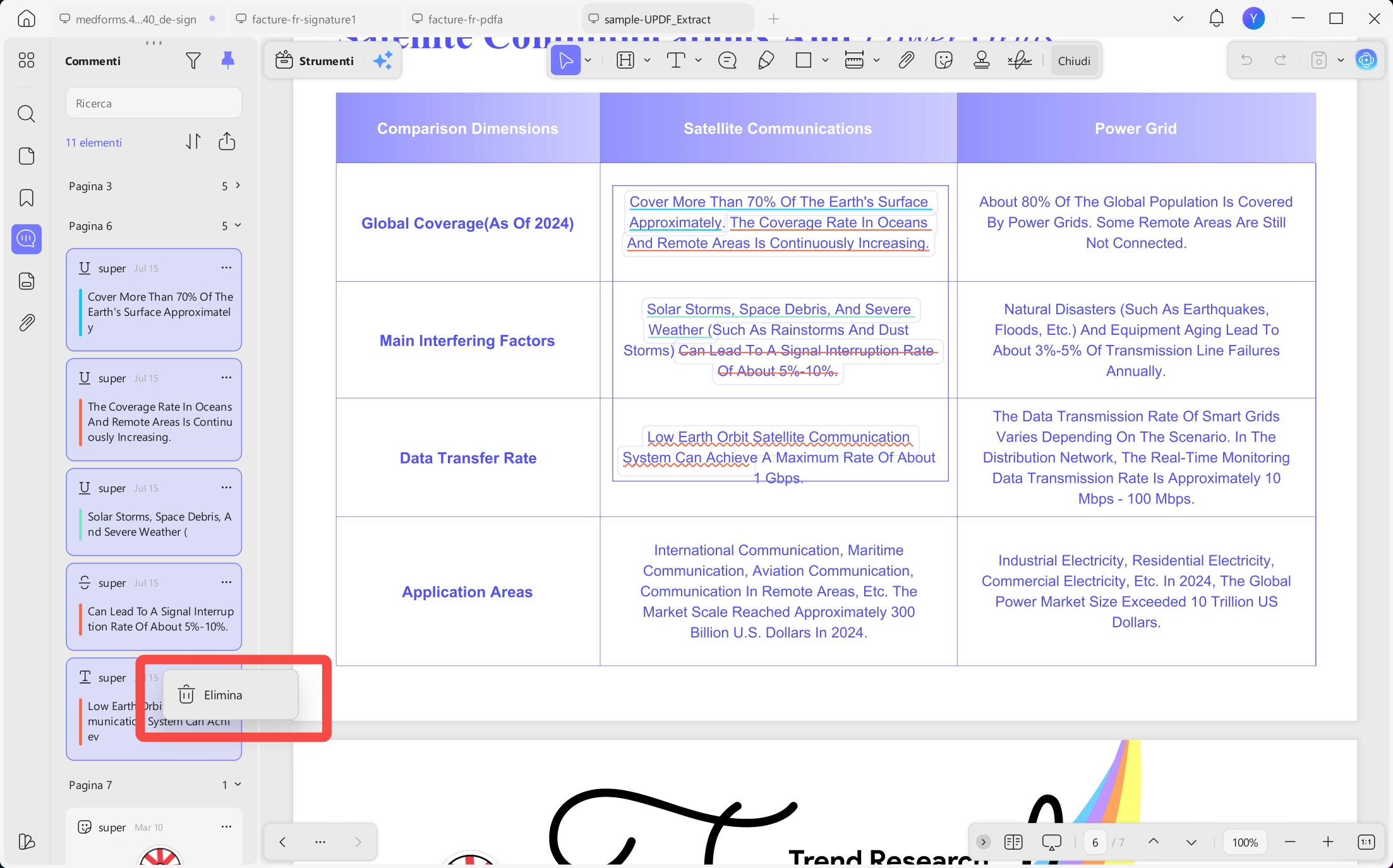 select and delete multiple items in the comment and form lists