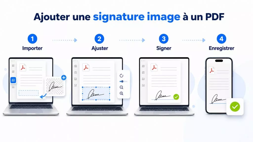 Ajouter une photo à l’apparence d’une signature numérique certifiée dans un PDF