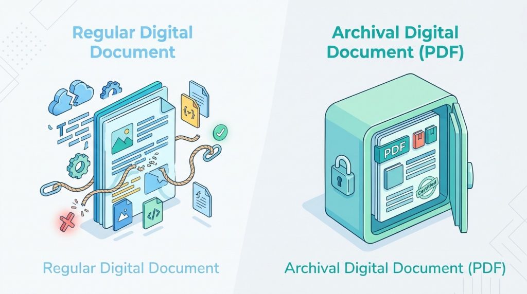 diferencia entre pdf y pdf/a