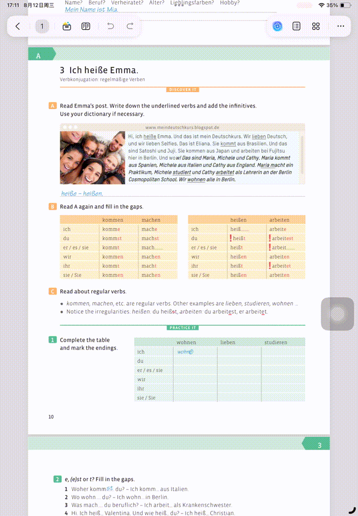 Hyperlinks hinzufügen – PDF-App für das iPad