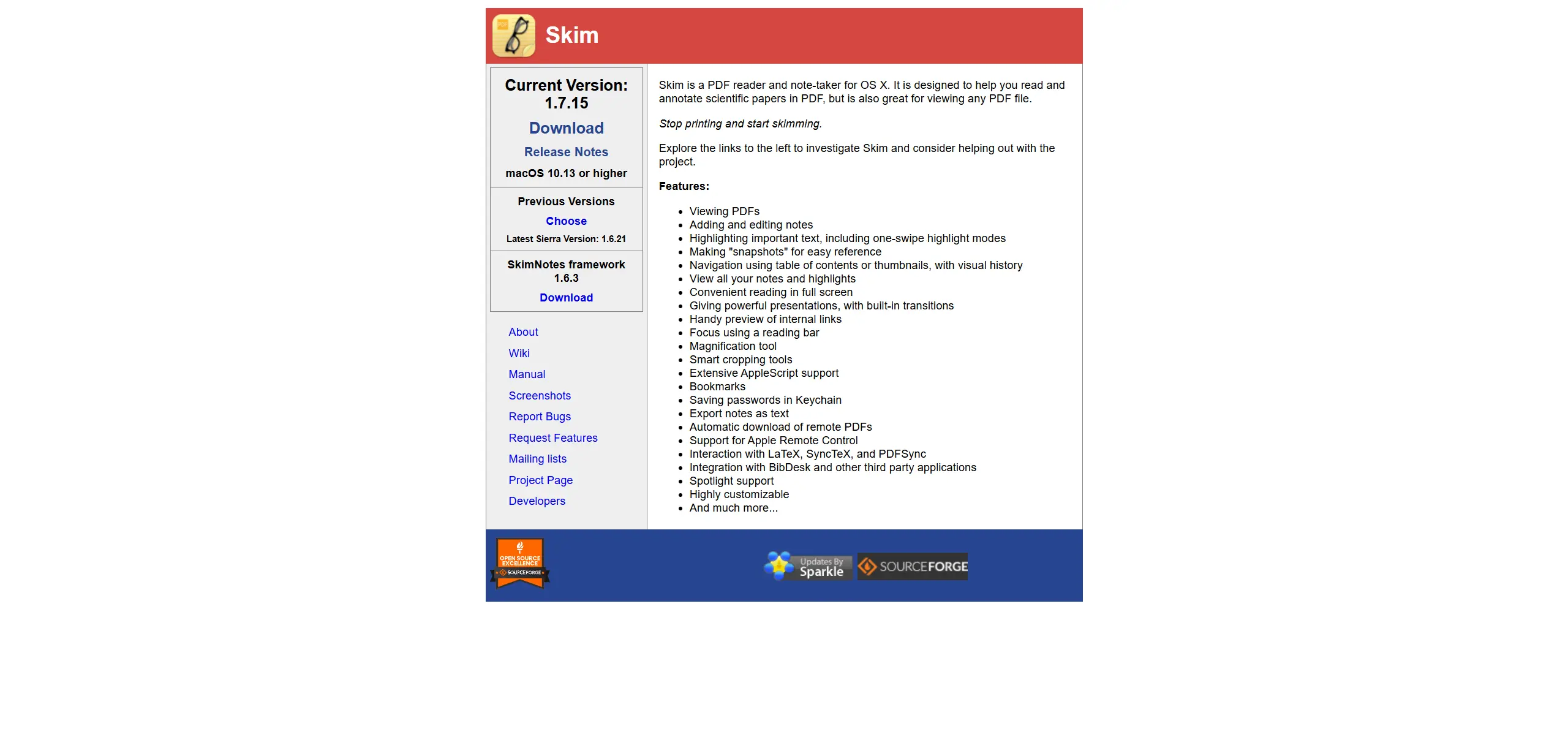 Skimの公式サイト