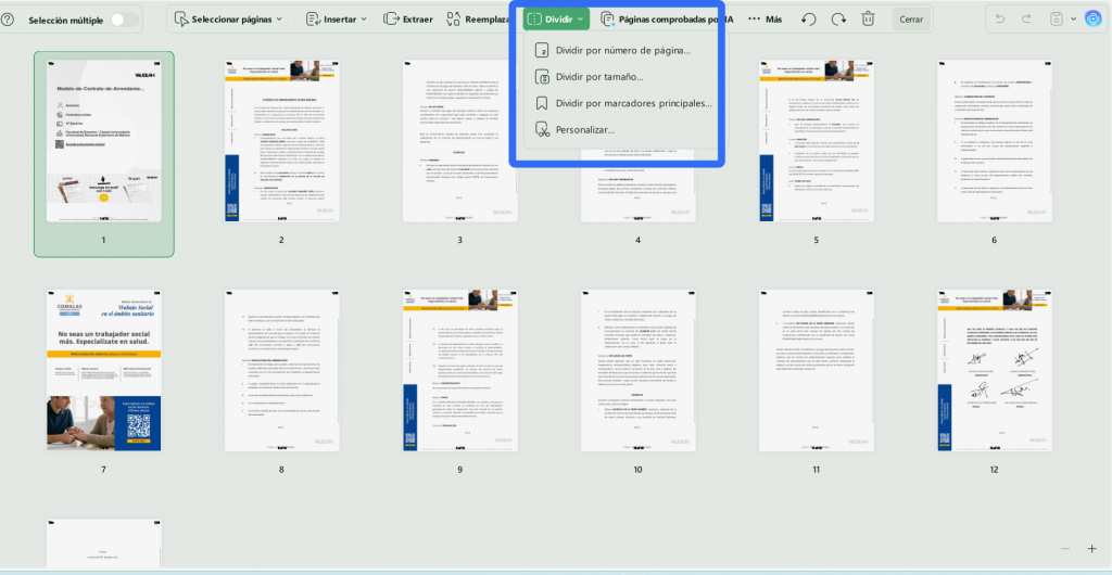 Diferencia entre dividir PDF online y procesarlo localmente con UPDF