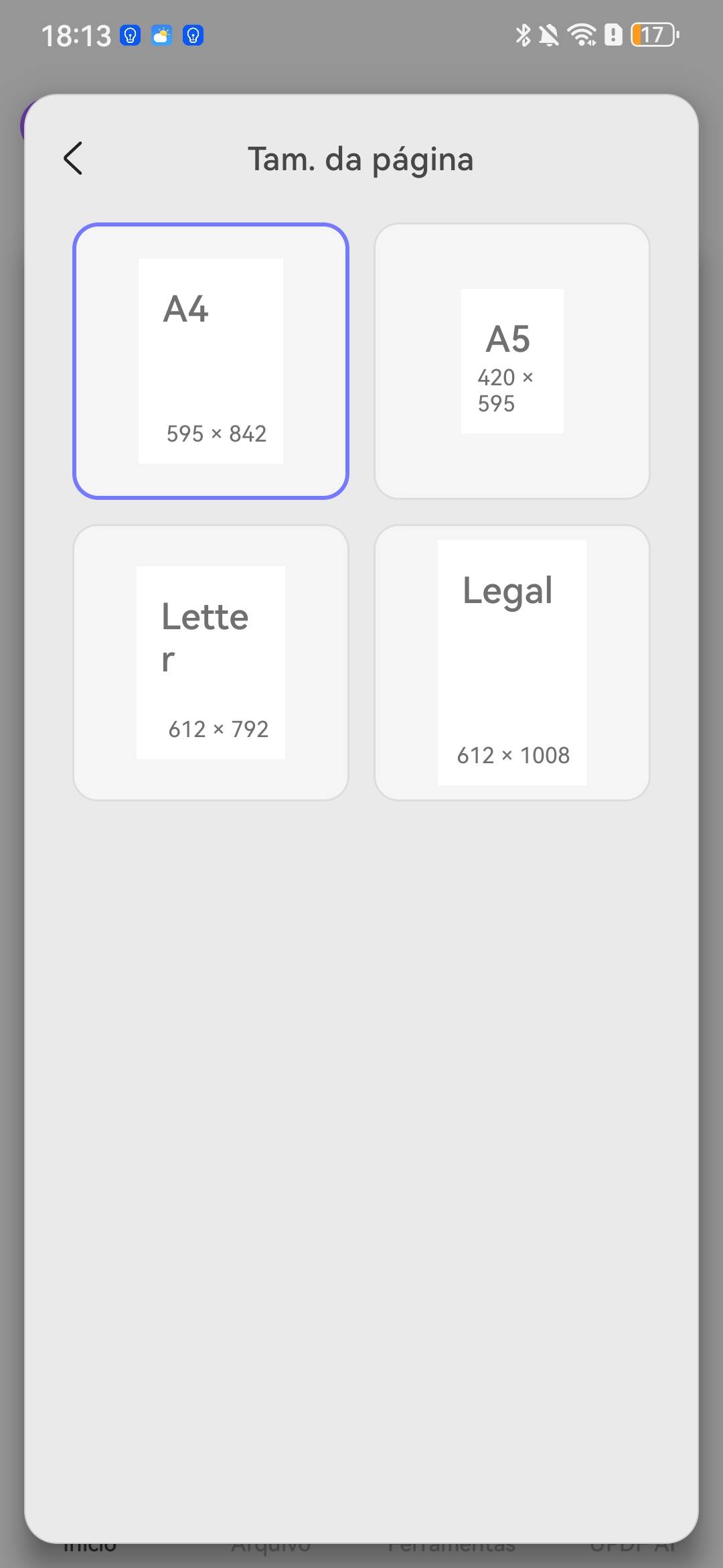 Personalize seu documento no UPDF
