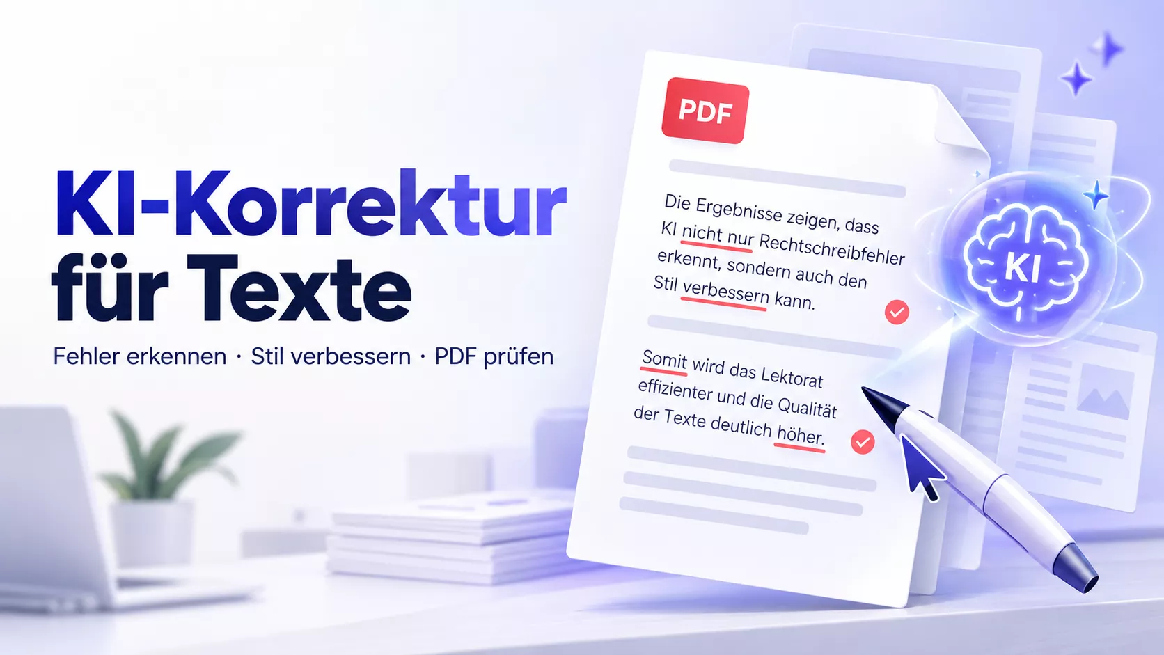KI-Korrektur für Texte: Fehler erkennen, Stil verbessern und sicher prüfen
