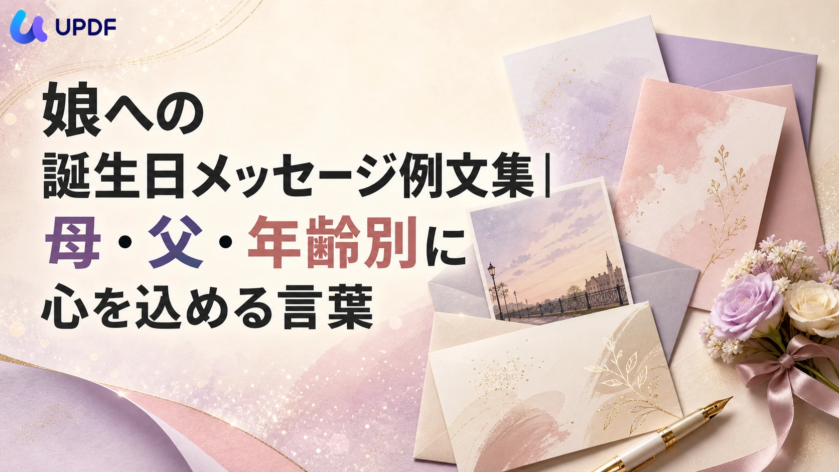 娘への誕生日メッセージ例文集｜母・父・年齢別に心を込める言葉
