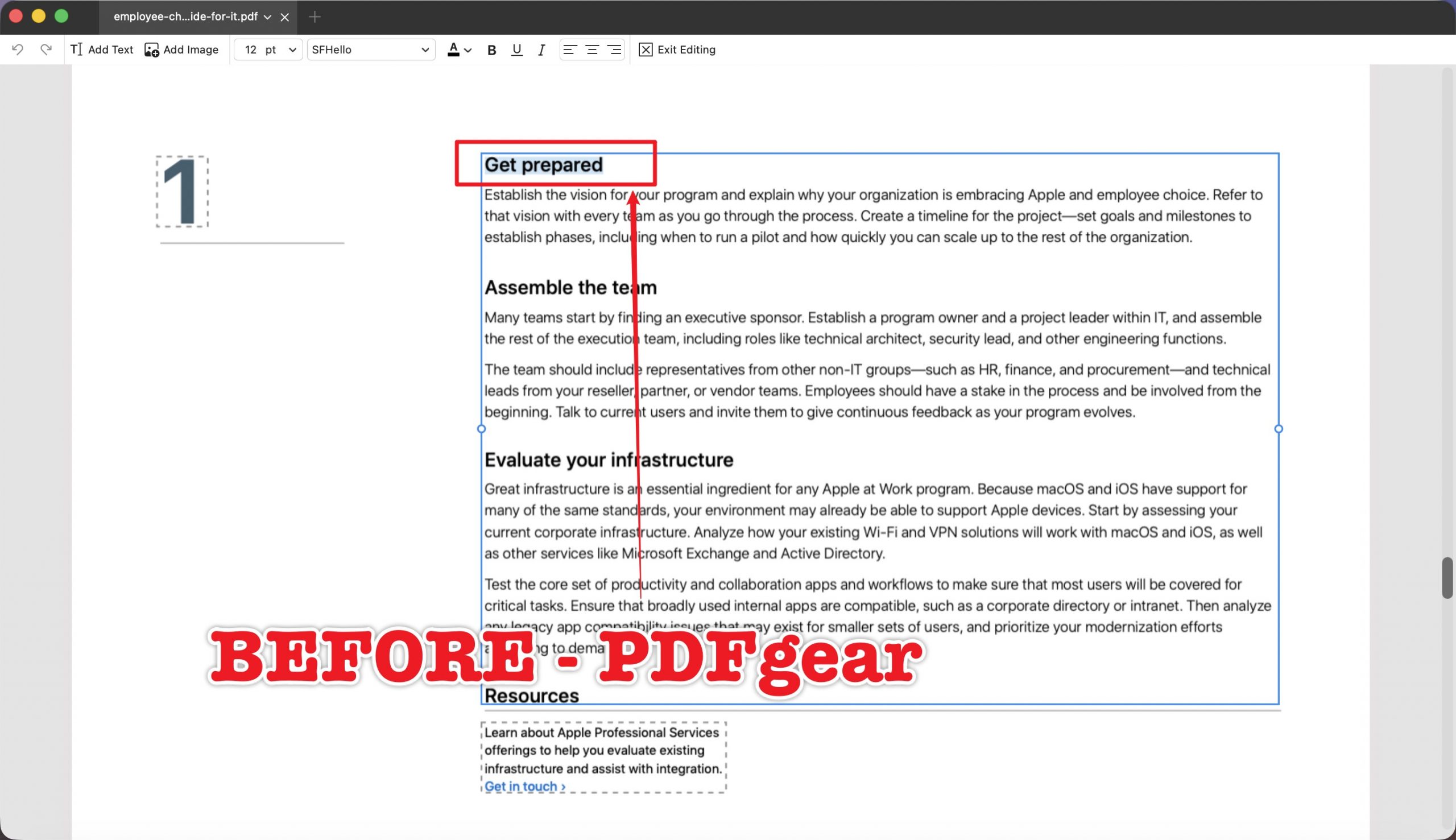e5 pdfgear before edition