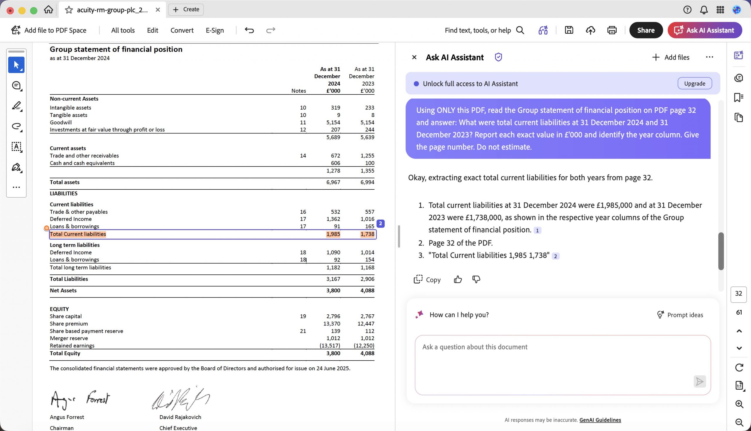 f01 t3 acrobat ai answer