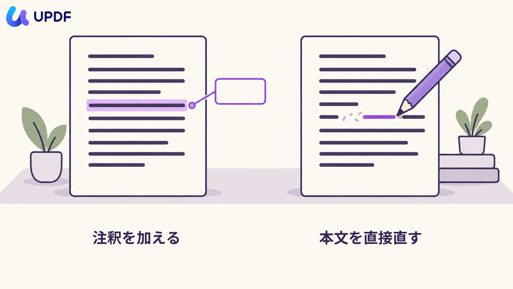 PDFへの注釈と本文の直接編集