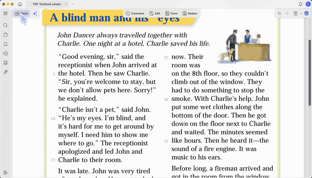 ocr the scanned pages