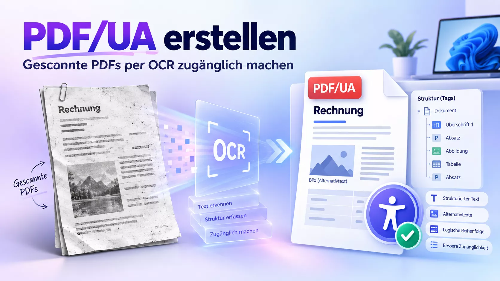 PDF/UA in der Praxis: Gescannte Dokumente zugänglich machen