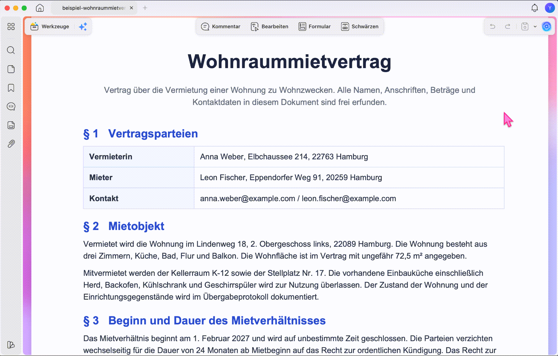 Mietvertrag mit KI prüfen und strukturieren